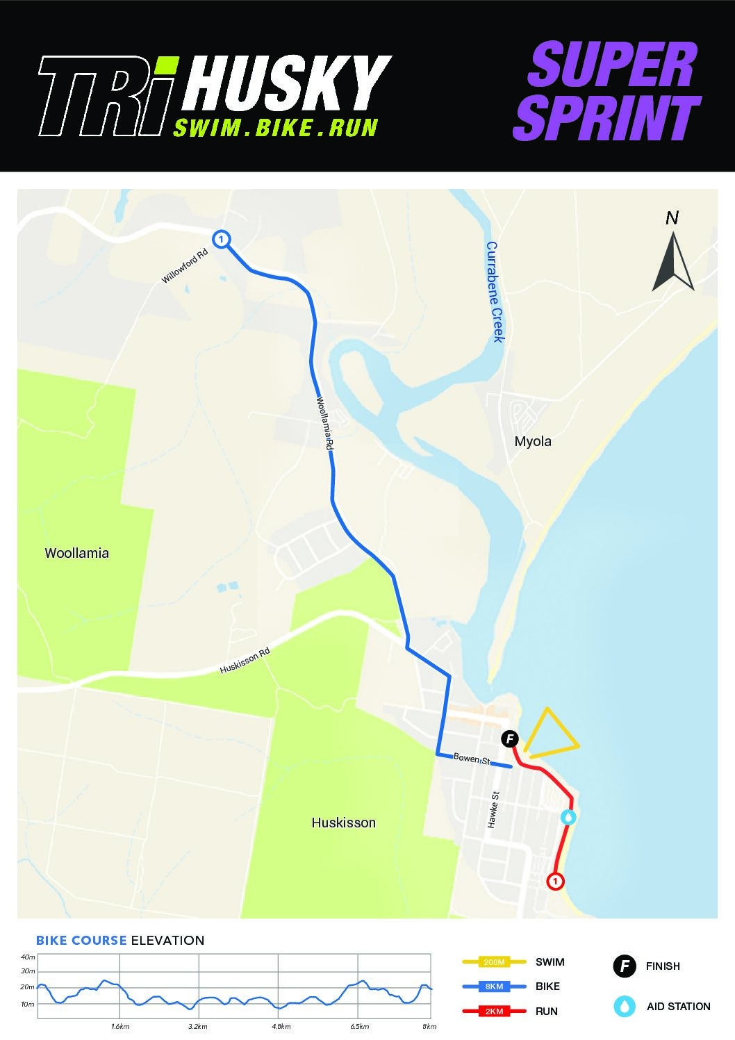 Husky-17-Super-Sprint-Map