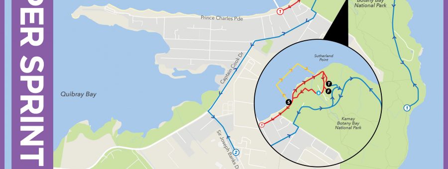 Kurnell-Maps-2020 SuperSprint